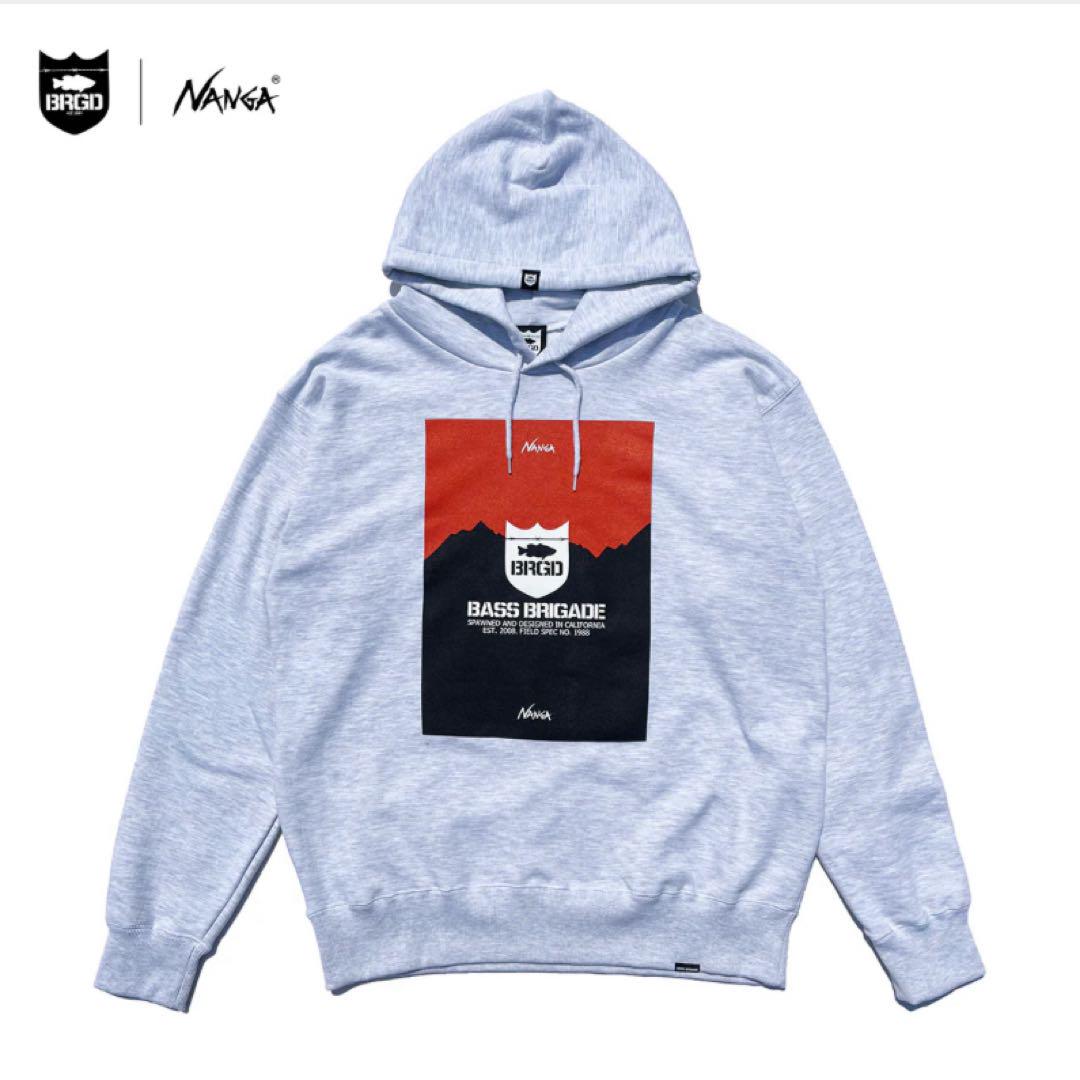 美品❗️バスブリゲード×NANGAフーディ♪Ｌ