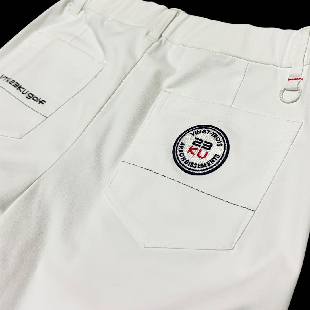 新品23区ゴルフ S 高級 透けにくい スケトラドビーストレッチ