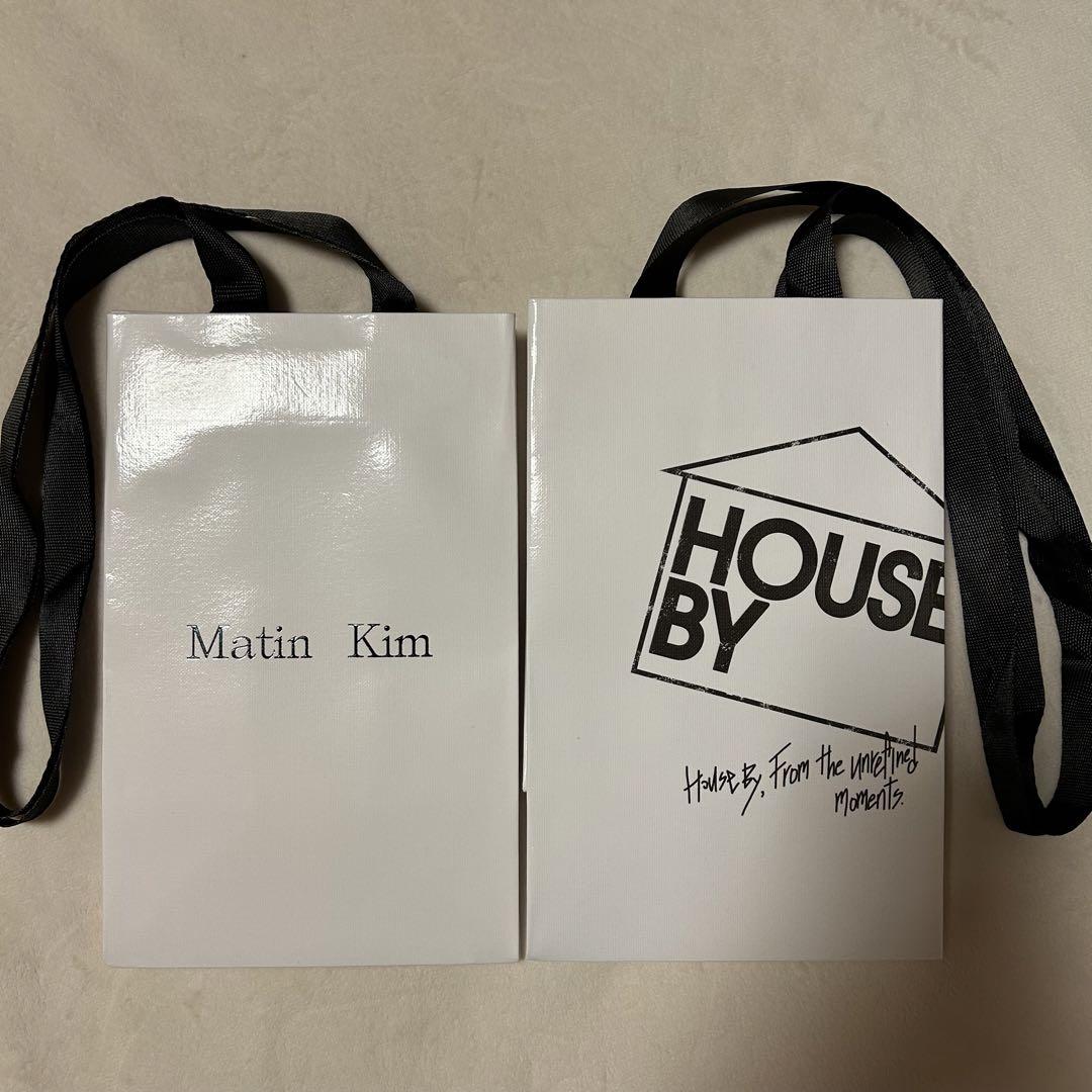 2枚セット Matin Kim マーティンキム 韓国 正規店 ショッパー 美品