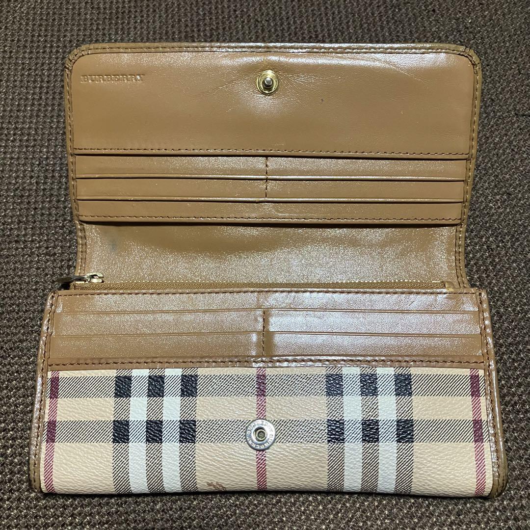 本物ファッション - は*つ様 Burberry バーバリー チェック柄 長財布