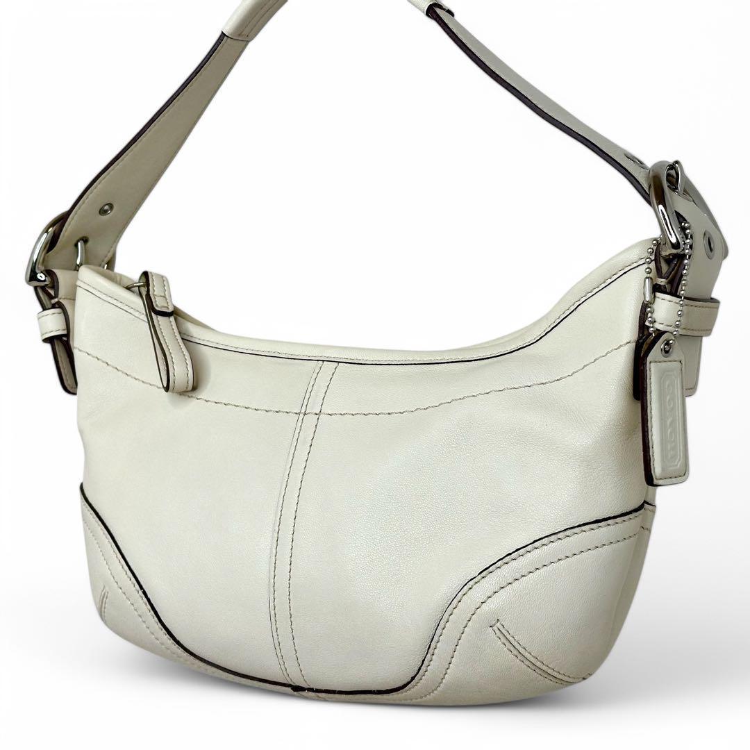【美品】コーチ　COACH ショルダーバッグ　ホーボー　レザー　ソーホー
