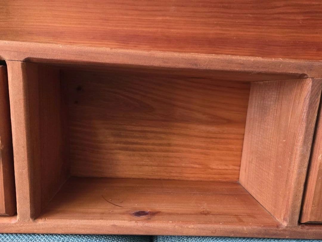 木製ラック ハート型引き出し付き目立った傷や汚れなし