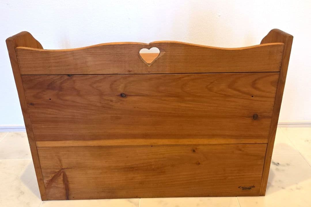 木製ラック ハート型引き出し付き目立った傷や汚れなし