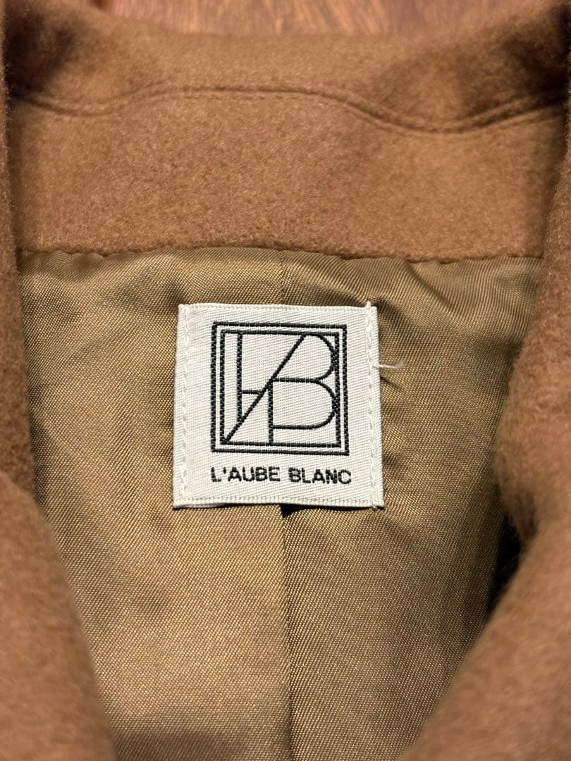 L'AUBE BLANC ローブブラン 3way Wool Cape coat L'AUBE BLANC ローブブラン 3way Wool Cape coat