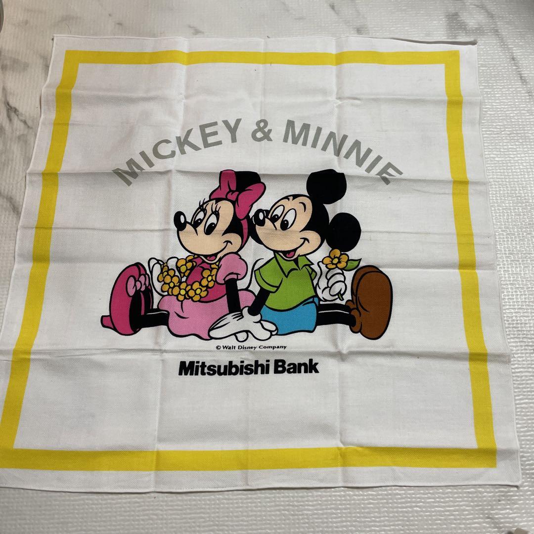 未使用ミッキーミニーお弁当包みランチョンマット大判ハンカチハンカチ