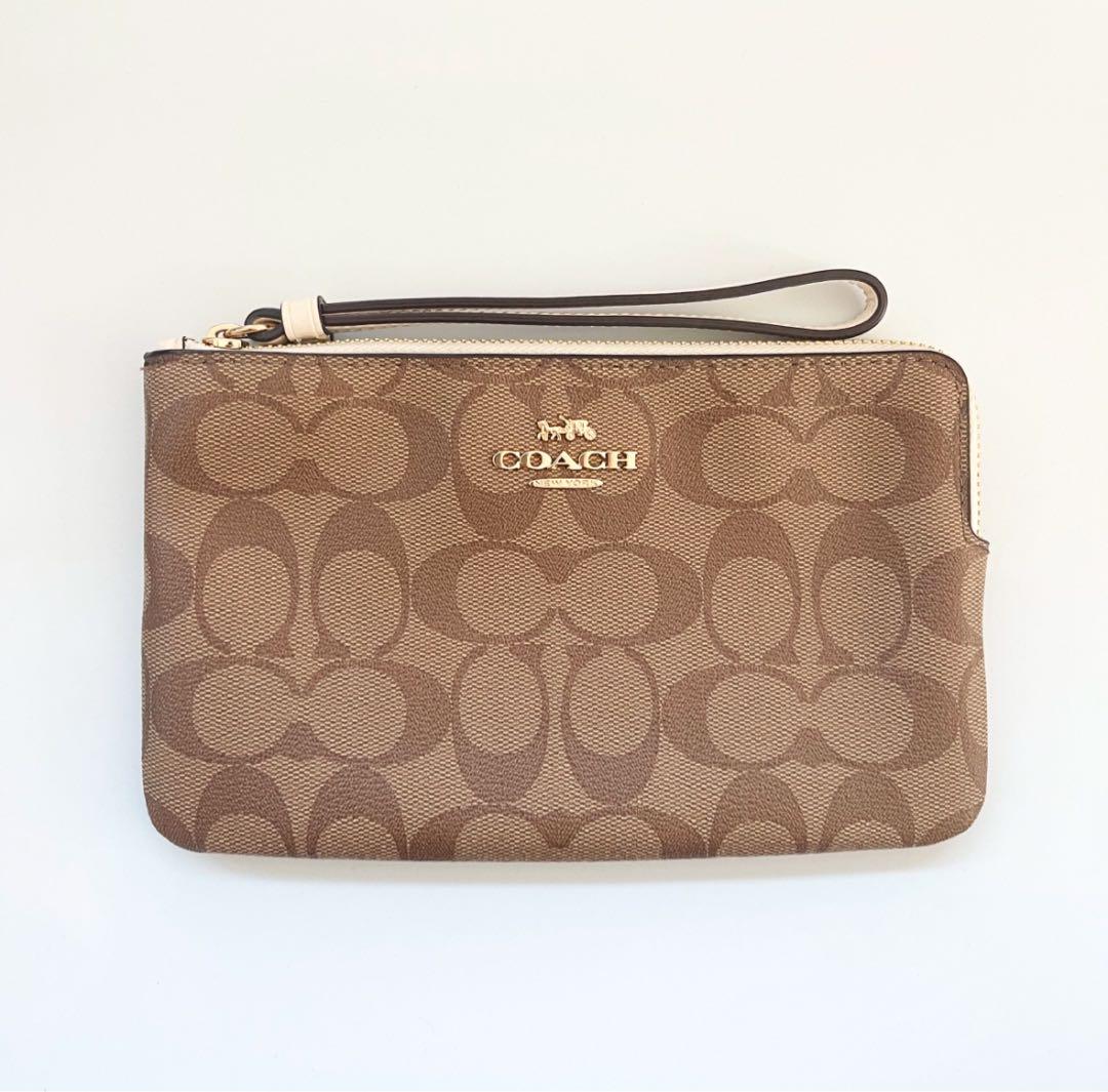 何でも揃う COACH 6648 カーキサドル ポーチ バッグ