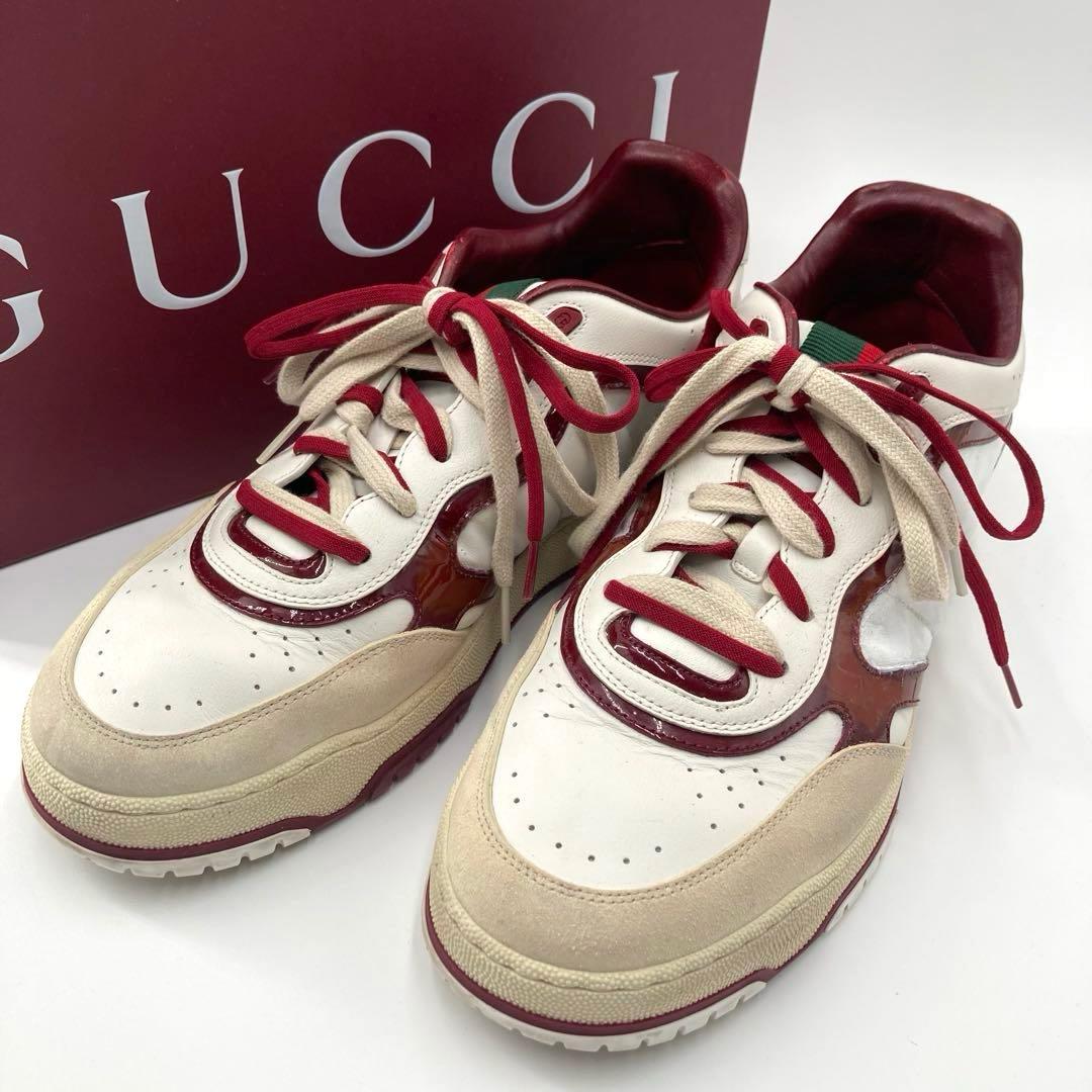 GUCCI グッチ シェリーライン リウェブ スニーカー サイズ9 メンズ27.5cm GUCCI