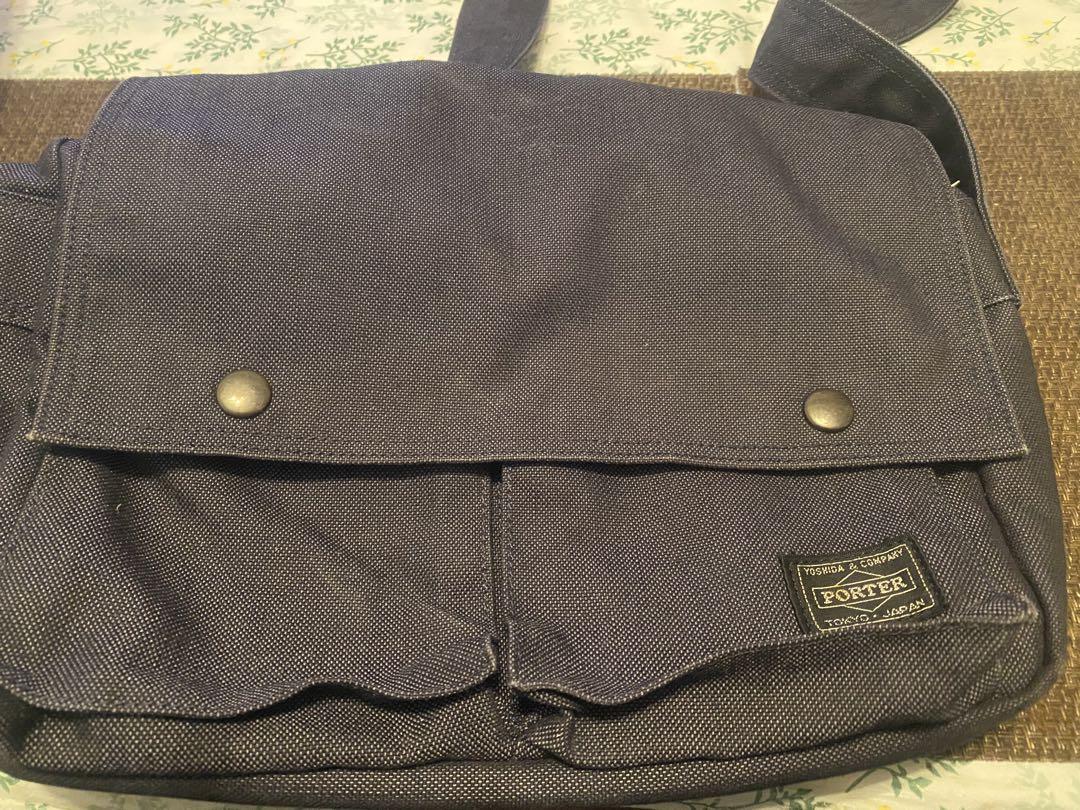PORTER ダークグレー ショルダーバッグ