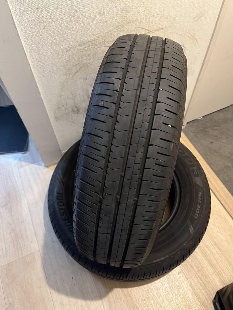 送料込！23年製！バリ山！BSエコピア　NH200 185\70-14 2本