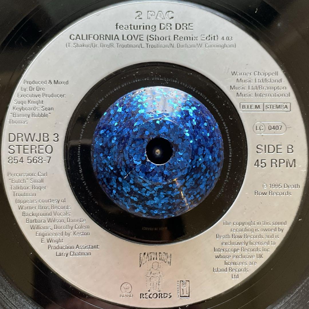 洋楽 2 PAC featuring DR DRE / CALIFORNIA LOVE