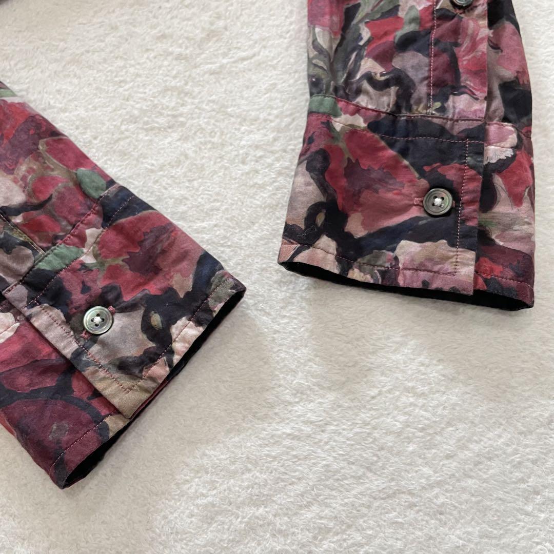Paul Smith COLLECTION 長袖シャツ 赤 花柄 日本製 XL