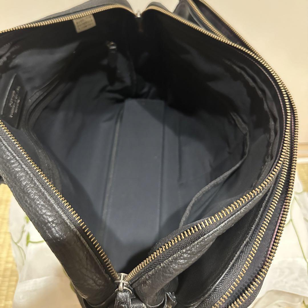 PORTER ポーター　ショルダーバッグ　2way 2層式　オールレザー　黒