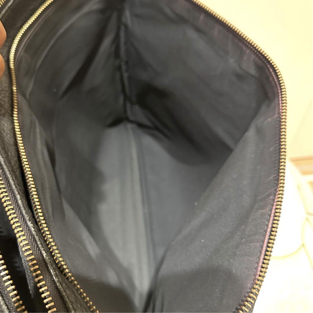 PORTER ポーター　ショルダーバッグ　2way 2層式　オールレザー　黒