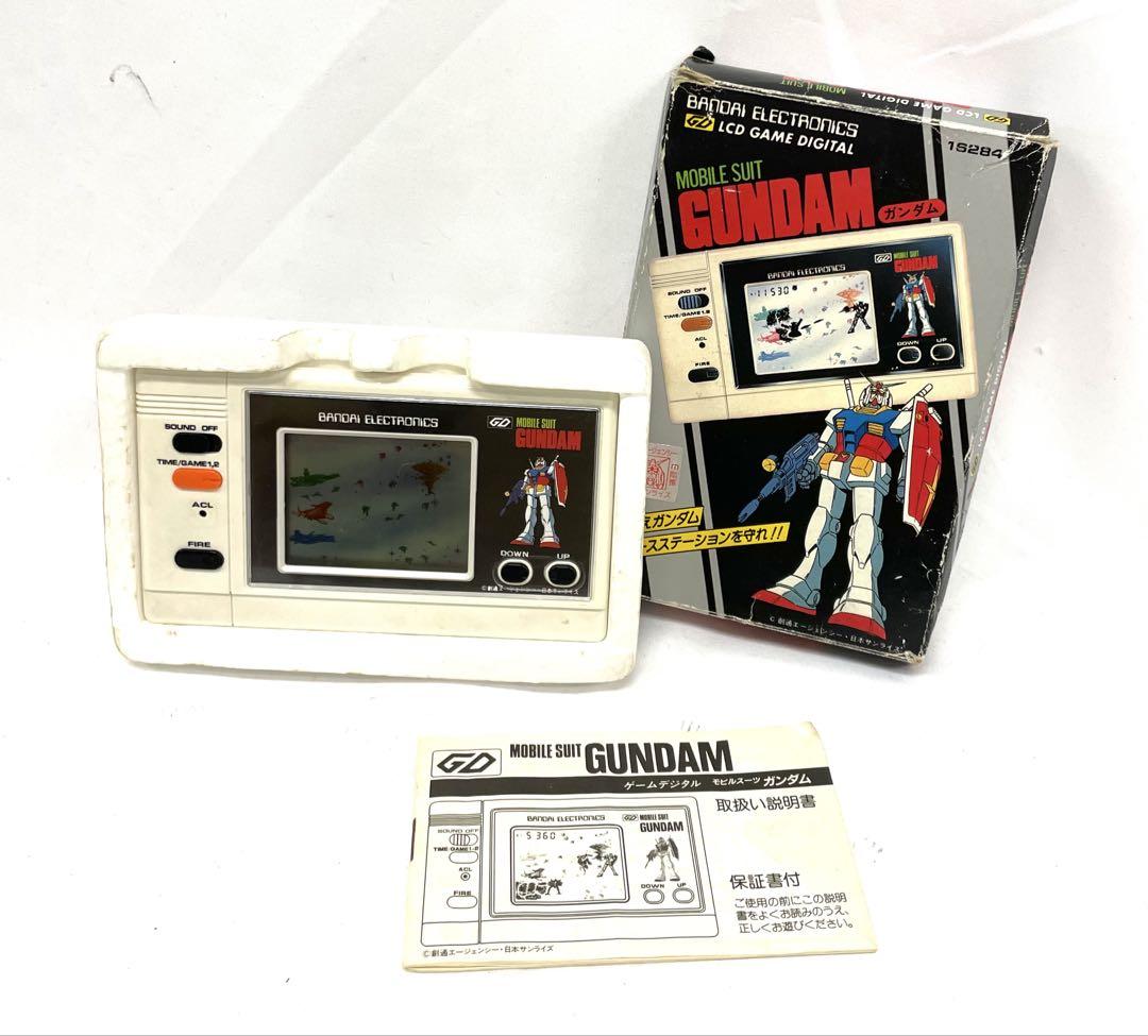 △ BANDAI モビルスーツガンダム LCD GAME ゲームウォッチ 難あり