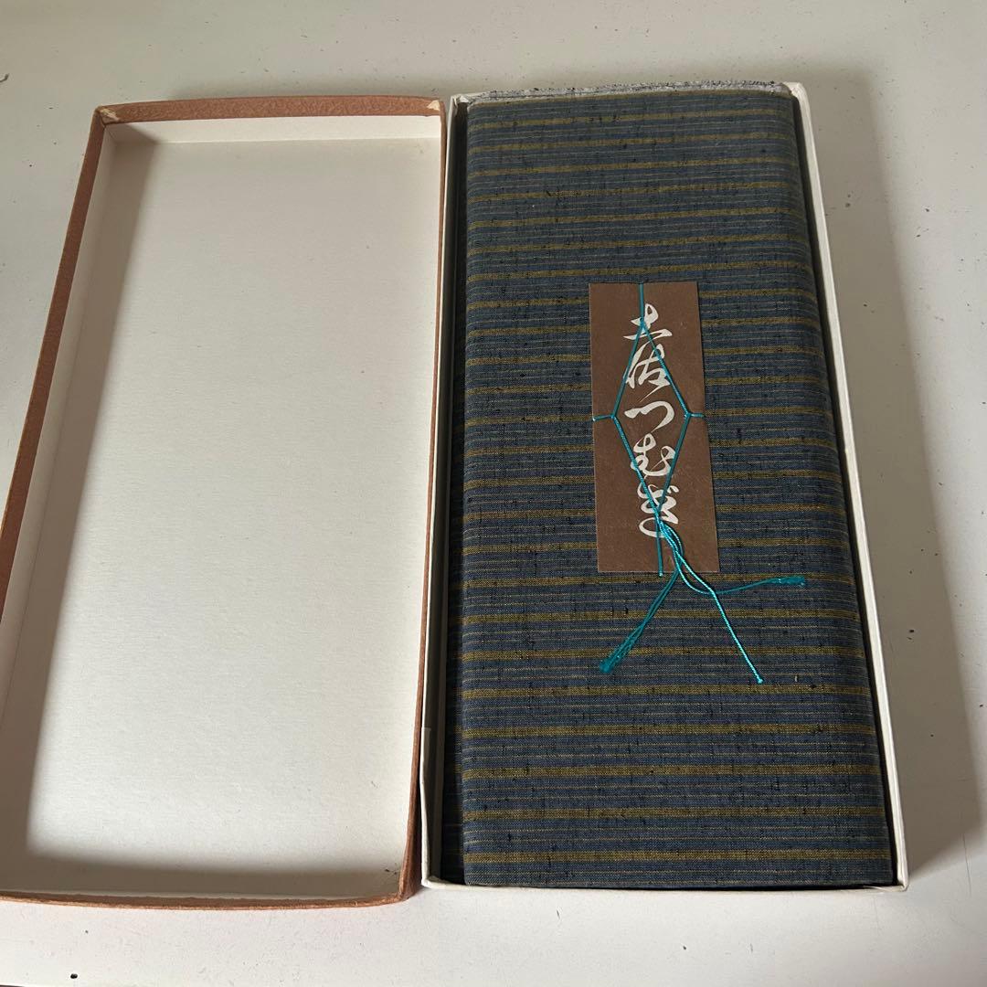 【4】土佐つむぎ 土佐紬 反物 木綿 縞木綿 濱田織物 希少