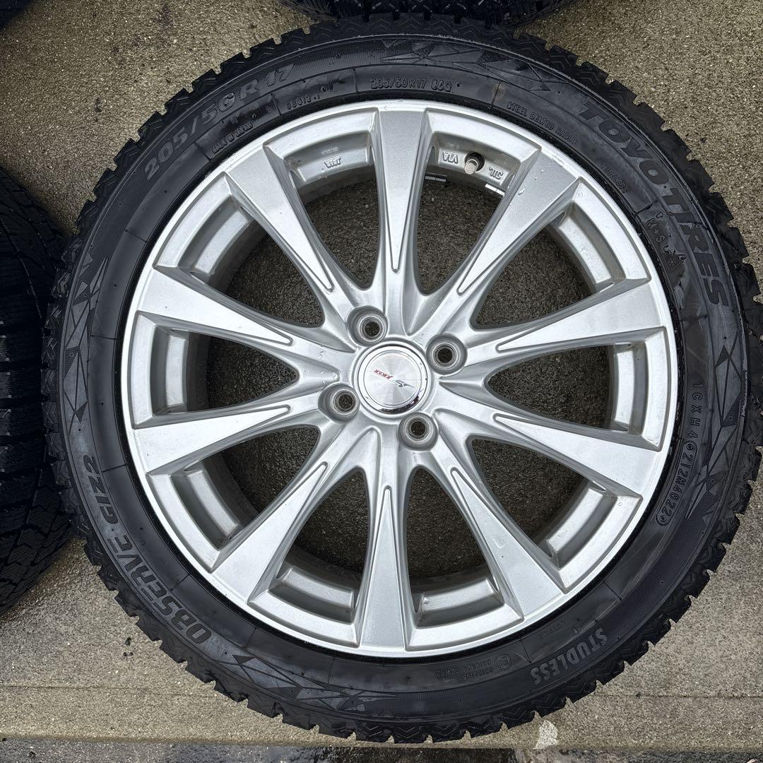 AURA オーラ TOYO 205/50R17 スタッドレスタイヤ 送料無料