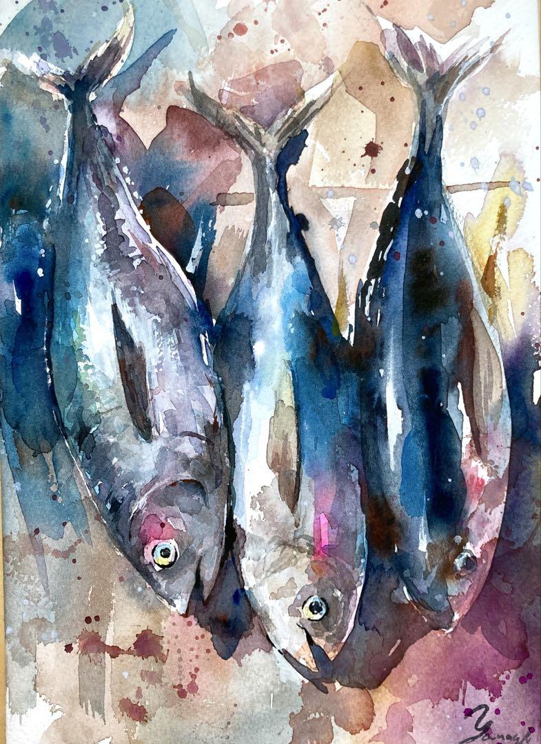 水彩画 原画 有