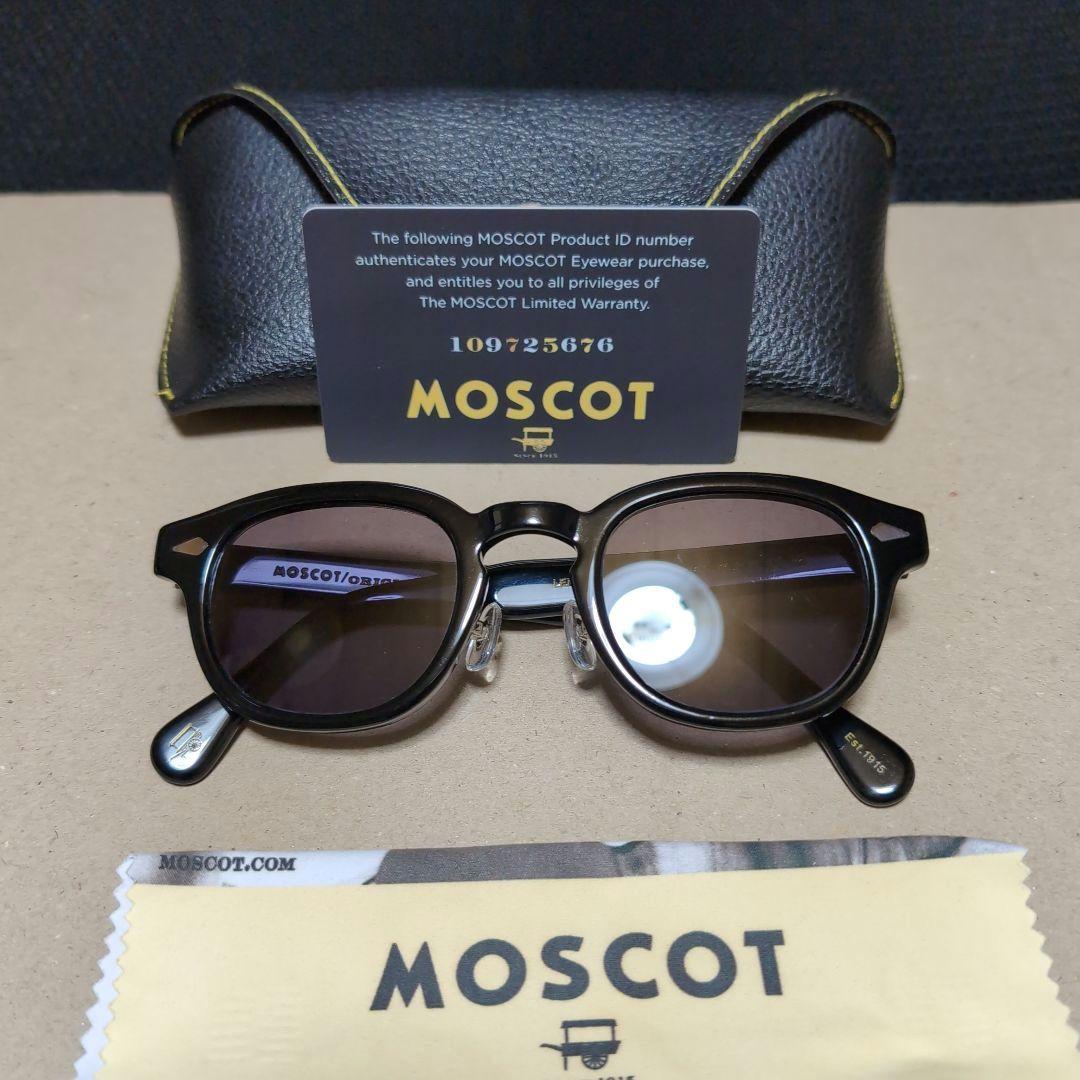 MOSCOT LEMTOSH46黒 46□24 ダークグレー 鼻パッド日本限定品 MOSCOT LEMTOSH46黒 46□24 ダークグレー 鼻パッド日本限定品
