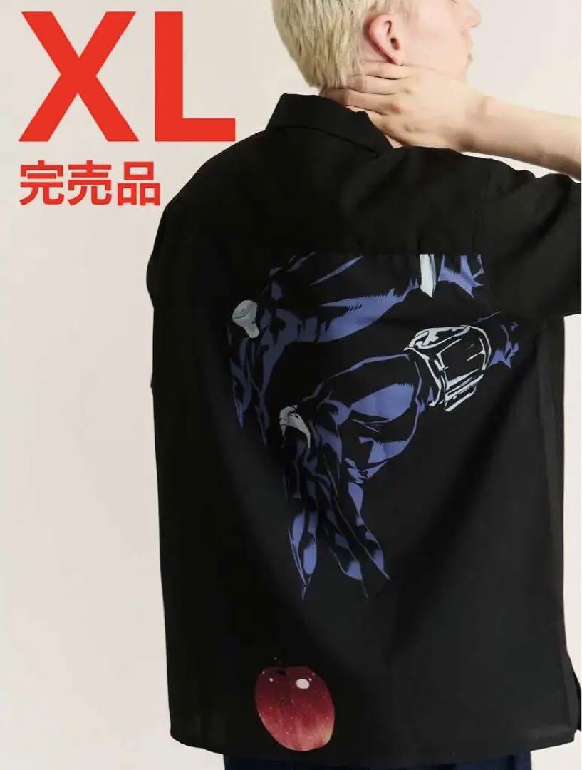グラニフ デスノート リューク 夜神月 リンゴ ビッグシルエット シャツ XL