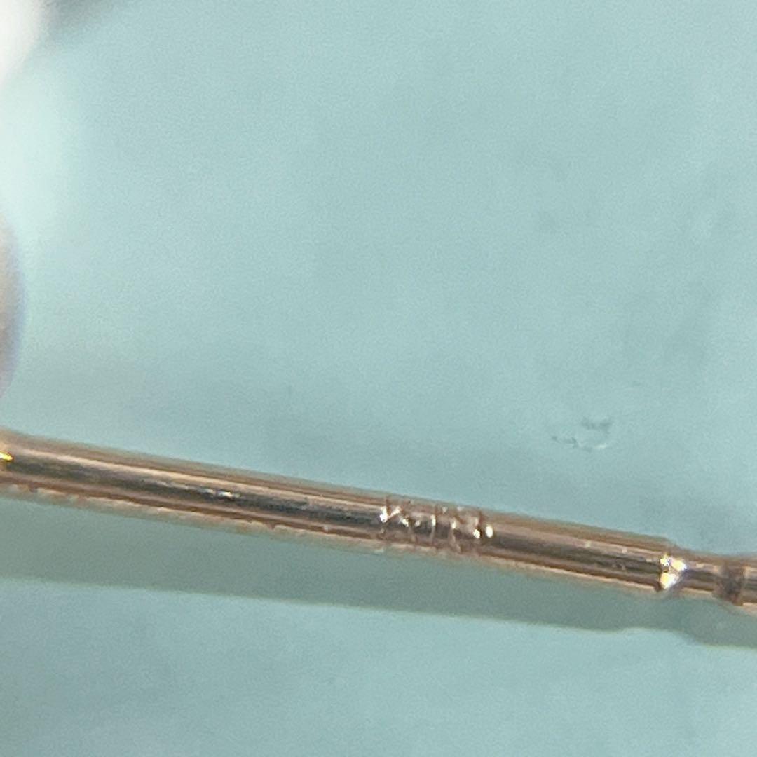 【新品未使用】 K18RG ハート 中 ピアス 刻印 ピンクゴールド 新品未使用】 K18RG ハート 中 ピアス 刻印 ピンクゴールド