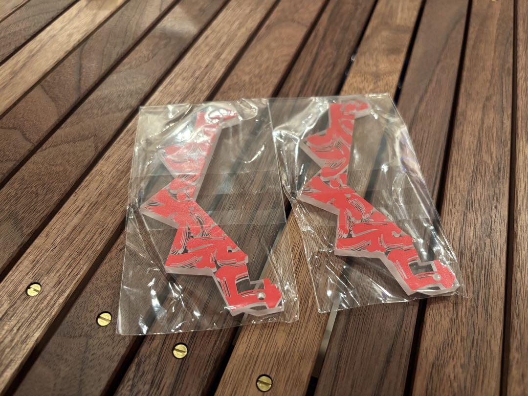 新品　Bonbonero ボンボネロ カスタムフィン 2枚セット　アソモビ赤文字
