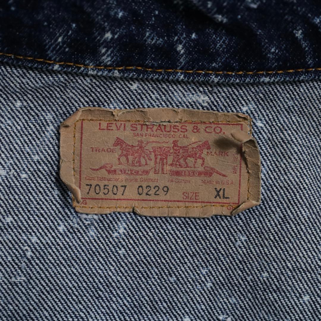 希少 リーバイス 80s ギャラクティック usa XL 美品 良好 デニム