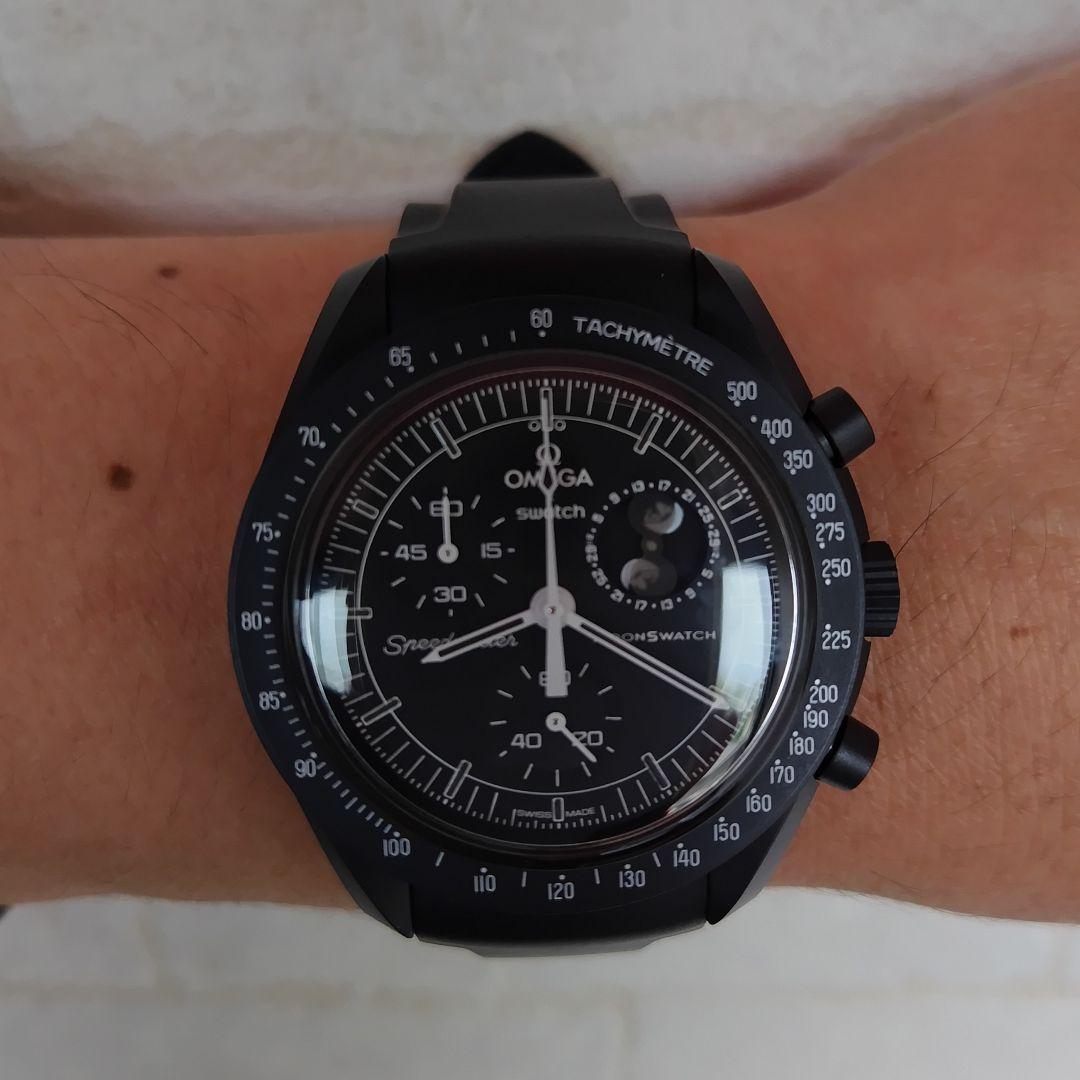 OMEGA x Swatch Speedmaster ムーンフェイズ ブラック