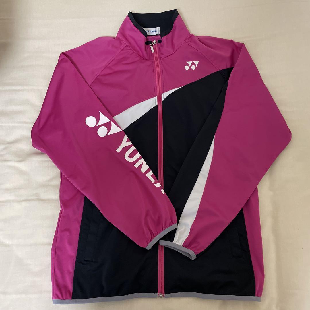 YONEX ウォームアップウェア セット ピンク/黒