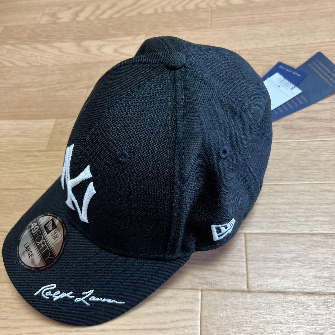 保障 ラルフローレン MLB ヤンキース キャップ L ブラック tdh