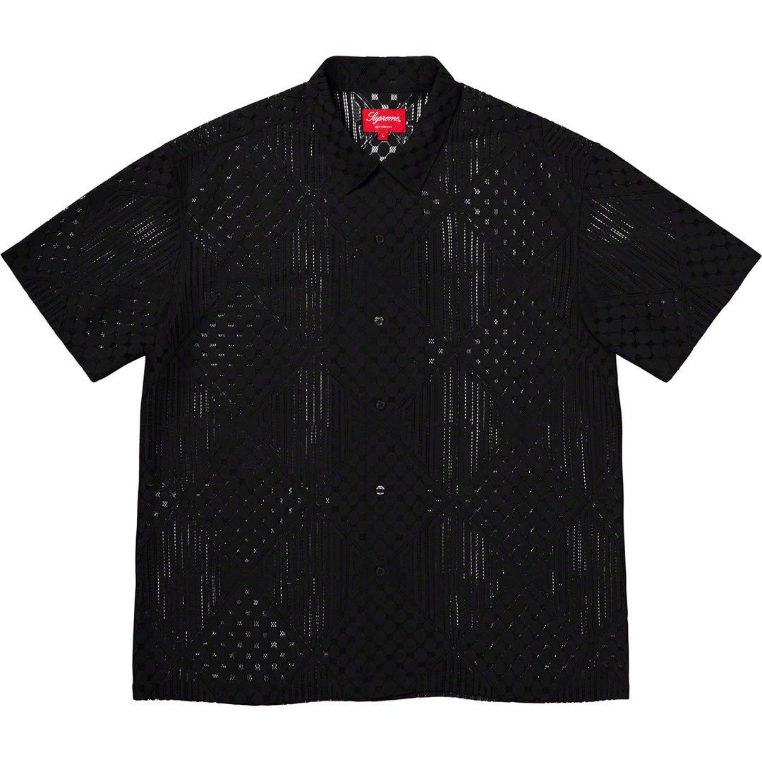 LACE S/S SHIRT Baseball Tray Jacquard