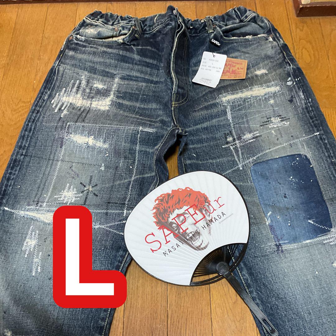 早い者勝ち!★希少品★ SAPEur サプール ジーパン Lot.5550XX sapeur サプール デニム Lot.5550XX REBOOT L 新品 - メルカリ