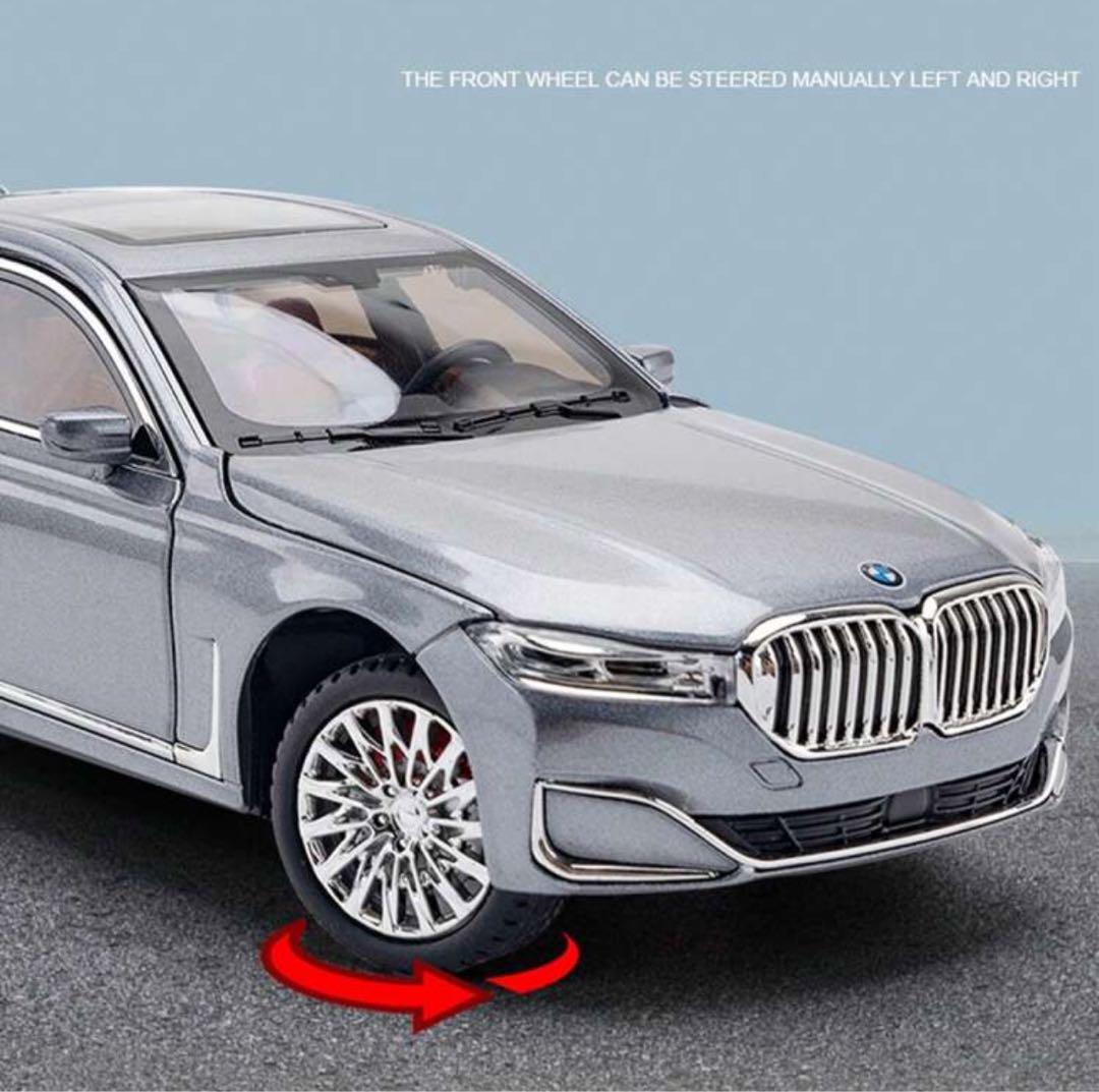 BMW 7シリーズ ミニカー ブラック、 シルバー