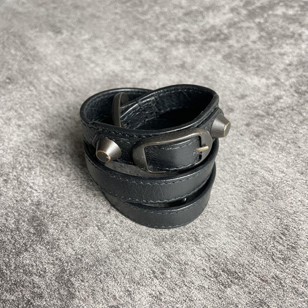 キ*ノ様 Balenciaga triple leather bracelets