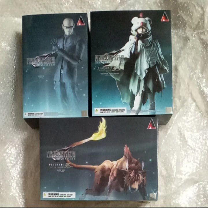 限定品】 プレイアーツ改 ユフィ レッド13 ルード3点 FF7