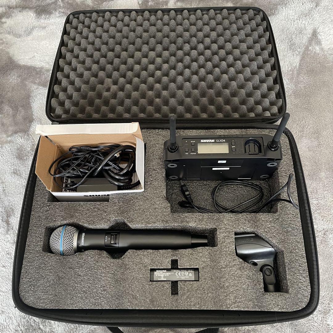 美品　SHURE GLXD24/BETA 58A シュア ワイヤレスマイク