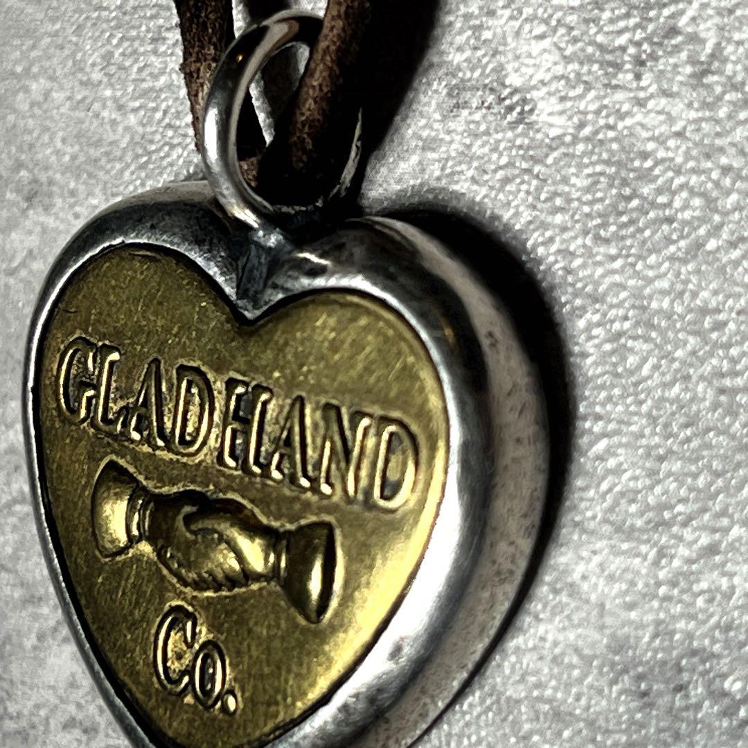 LサイズGLAD HAND ハート チェンジボタン　ネックレス コンチョ LサイズGLAD HAND ハート チェンジボタン ネックレス コンチョ