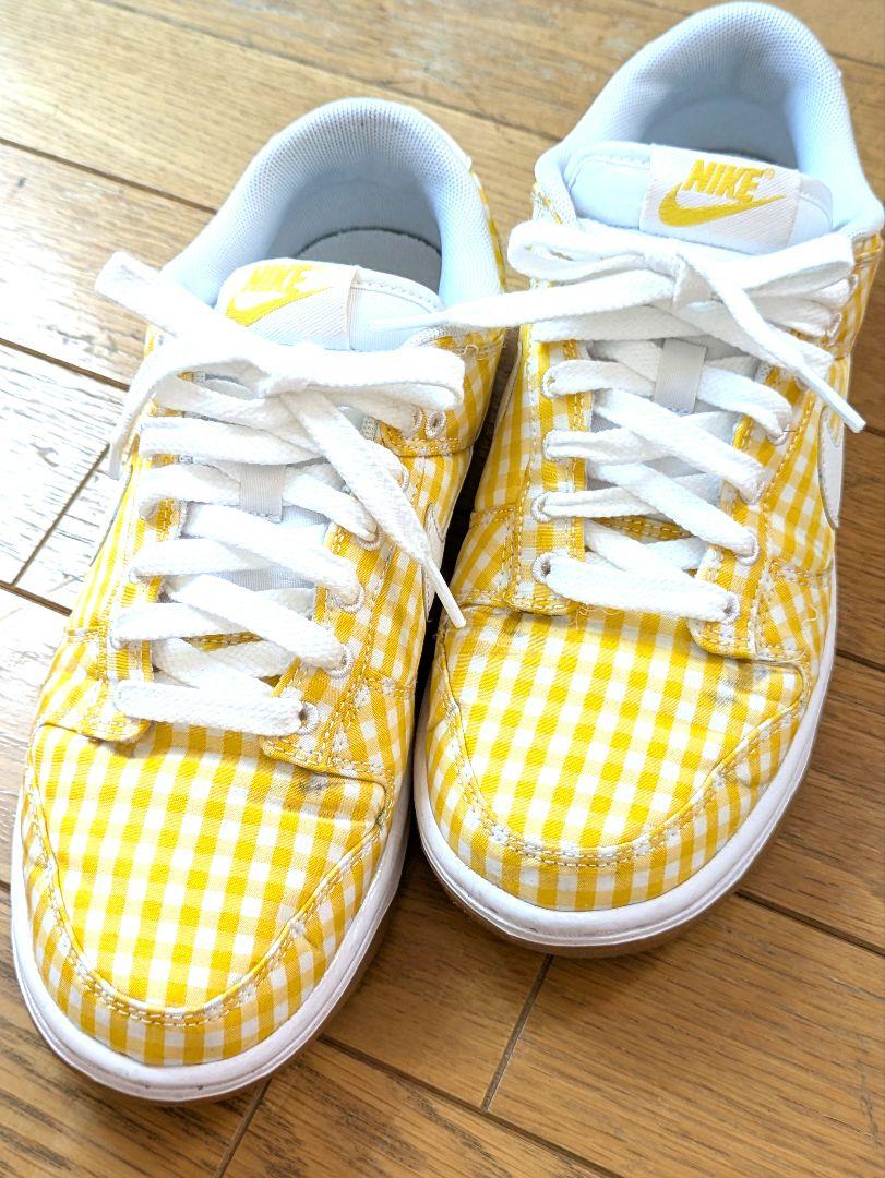 Nike WMNS Dunk Low Yellow Gingham