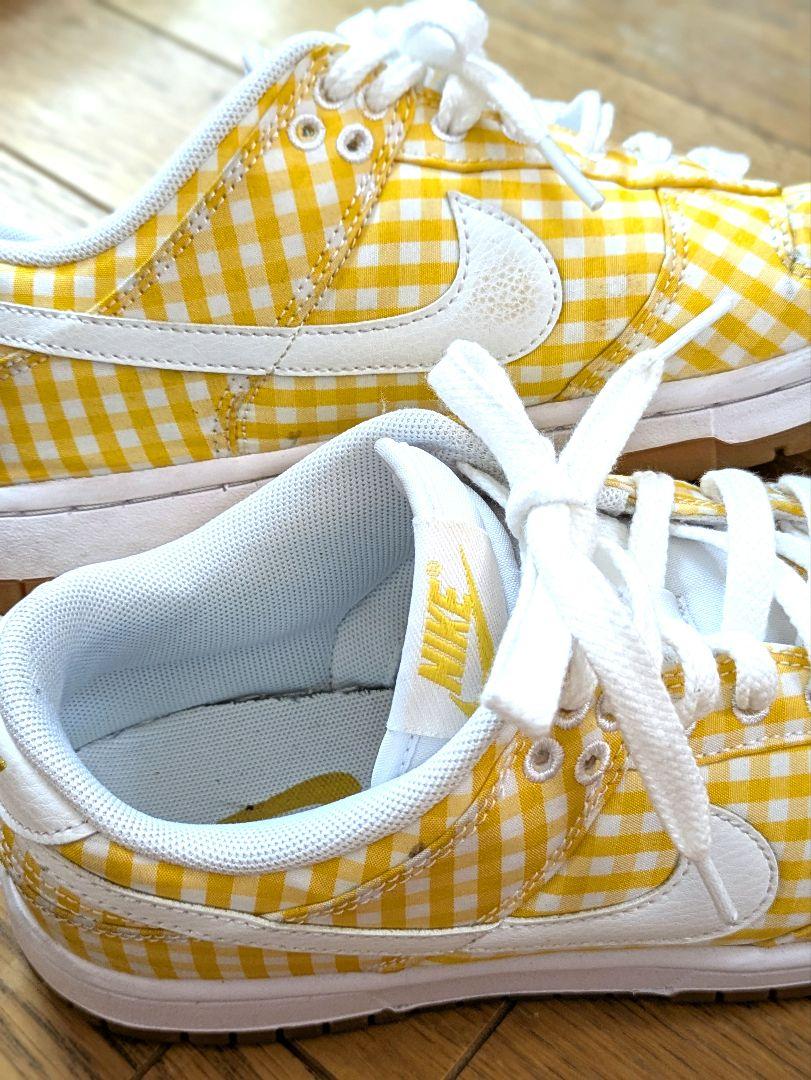 Nike WMNS Dunk Low Yellow Gingham