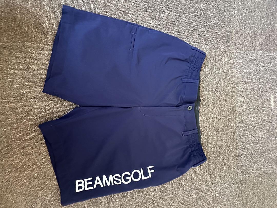 サイズ：44 BEAMS GOLF ビームスゴルフ  ハーフパンツ  ネイビー系 [240101418181] ゴルフウェア メンズ ストスト ビームスゴルフ ショートパンツ ネイビー