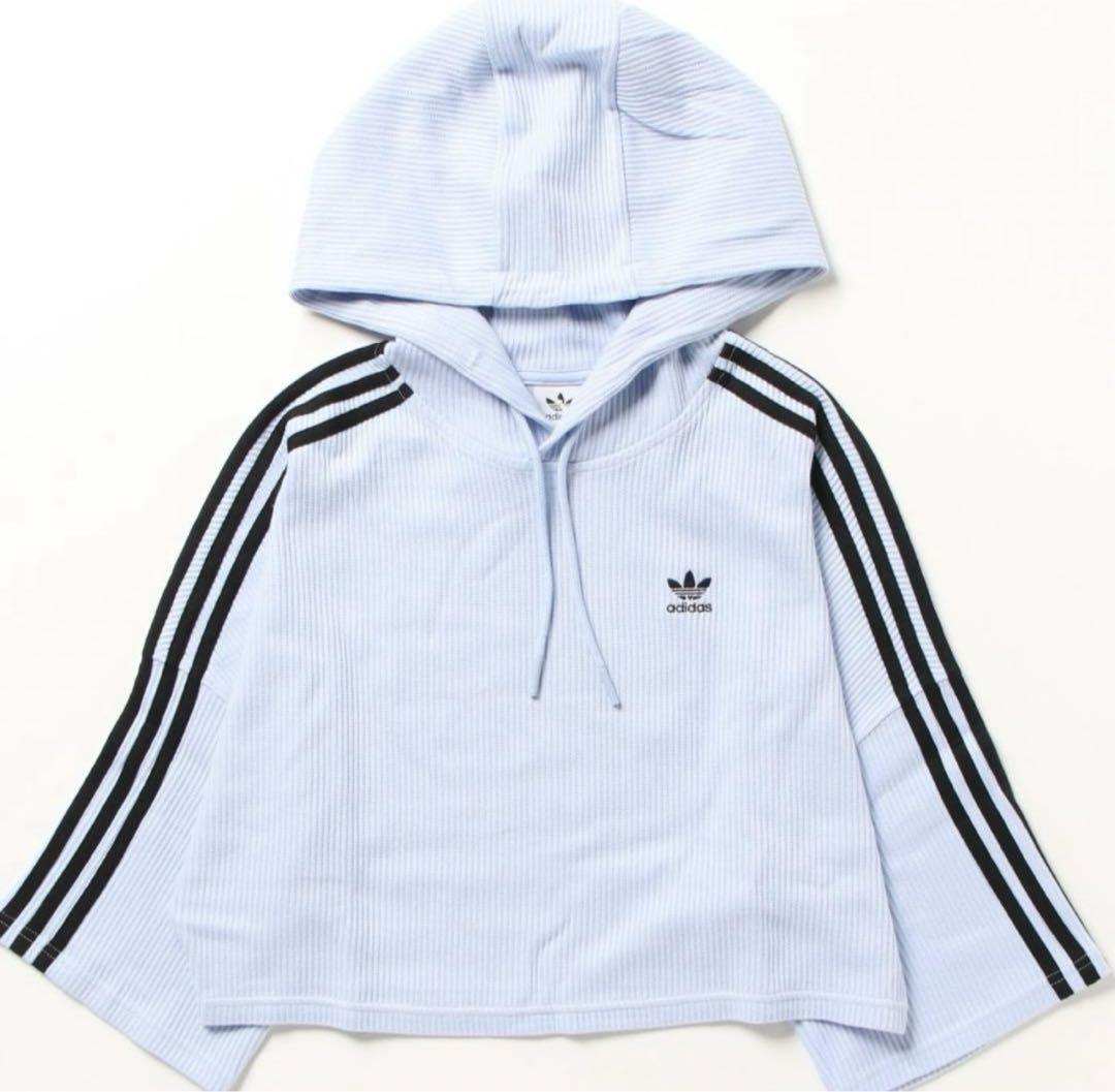 adidas W CROPPED HOODIE(ワッフル) スウェット