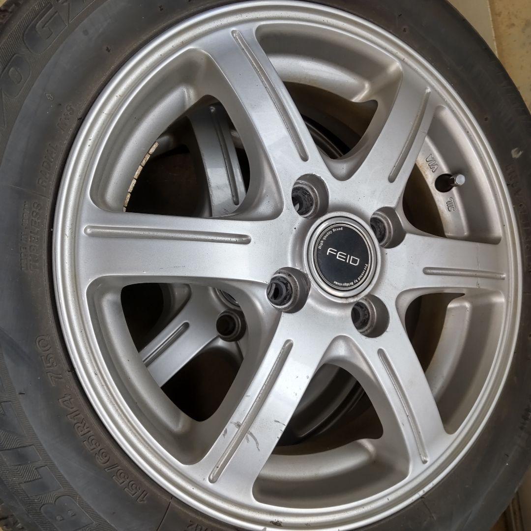 155/65R14 アルミ スタッドレス 4本 中古 155/65R14 アルミ スタッドレス 4本 中古