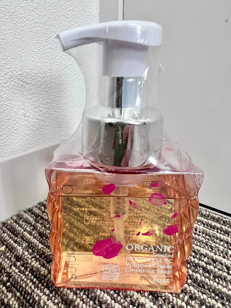 【bior organics】フィトセルVCホイップクレンジングソープ ロゼ