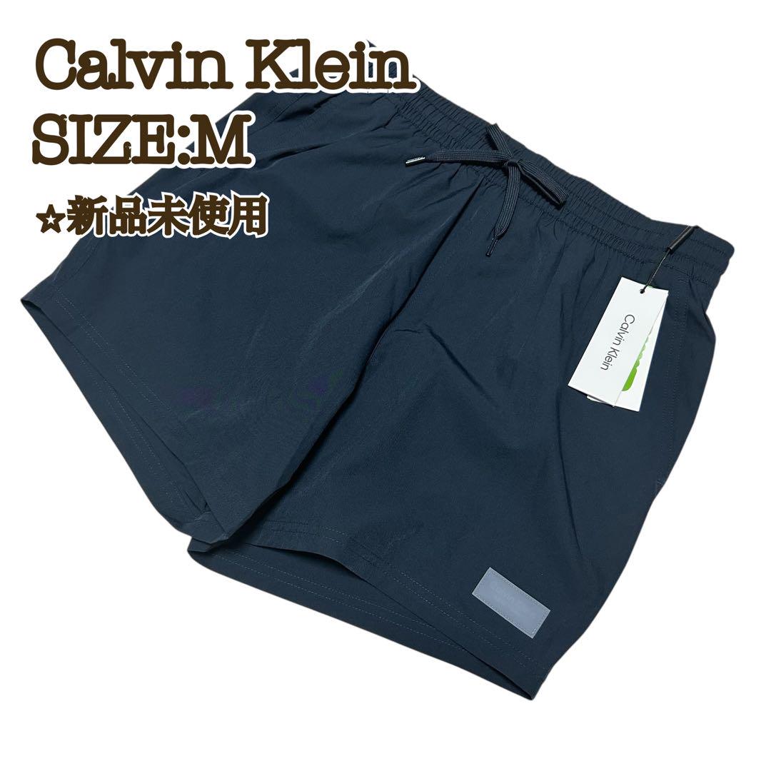 【新品】Calvin Klein カルバンクライン メンズ 水着 黒 M