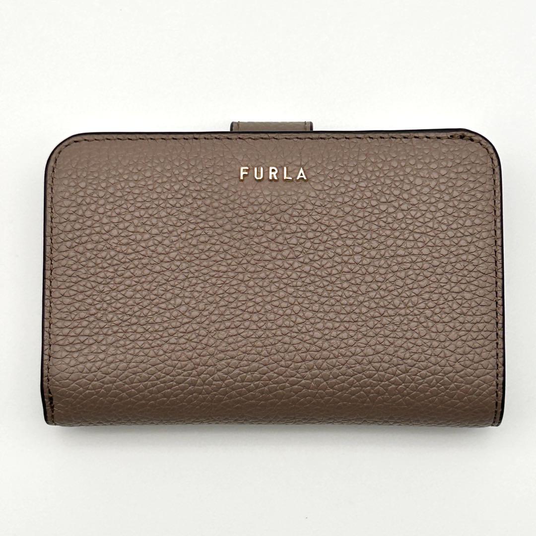 FURLA フルラ 二つ折り財布 コンパクト ブラウン