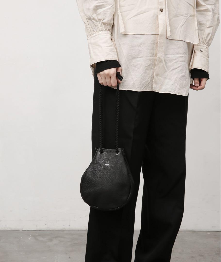 【20/80】 SHRINK LEATHER GASSAI BAG