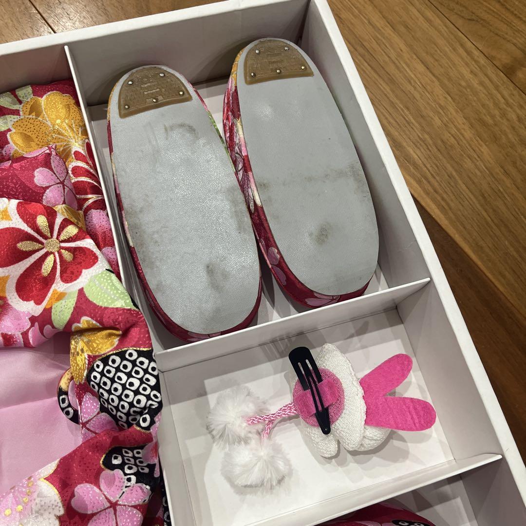 ★美品★ 3歳女児 被布 七五三着物 6点セット