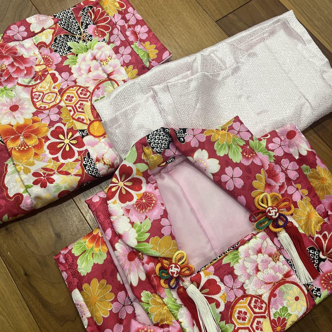 ★美品★ 3歳女児 被布 七五三着物 6点セット