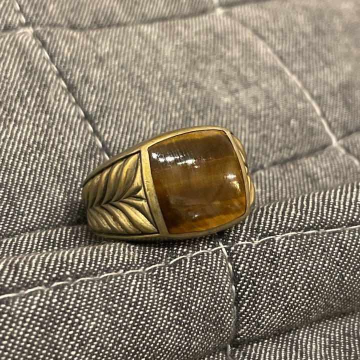 タイガーアイ Tiger Eye Ring DY925 リング 指輪 24号