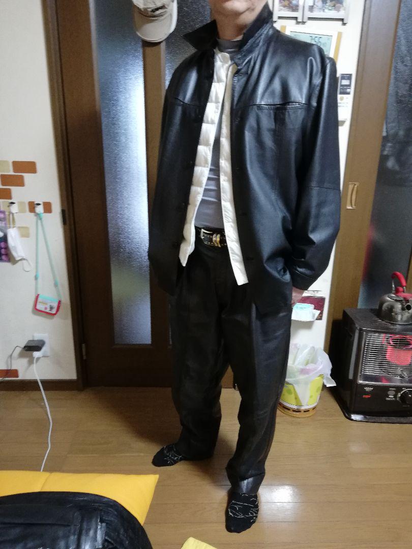 美品カステルバジャック　レザーセットアップ