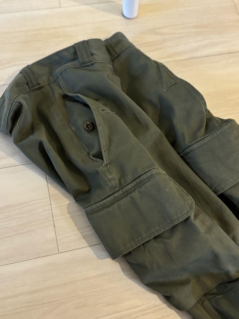 フランス軍　M64 フィールドパンツ オリーブ　76C デッドストック購入